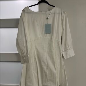 Hill House White Mini Dress